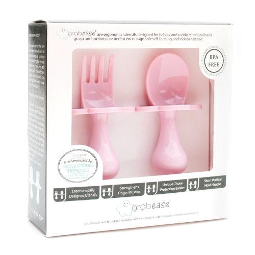 Grabease Baby Spoons Toddler Spoons Baby Silverware Toddler Utensils,  BPA-Free & Phthalate-Free for Baby & Toddler, 1 Set, Teal